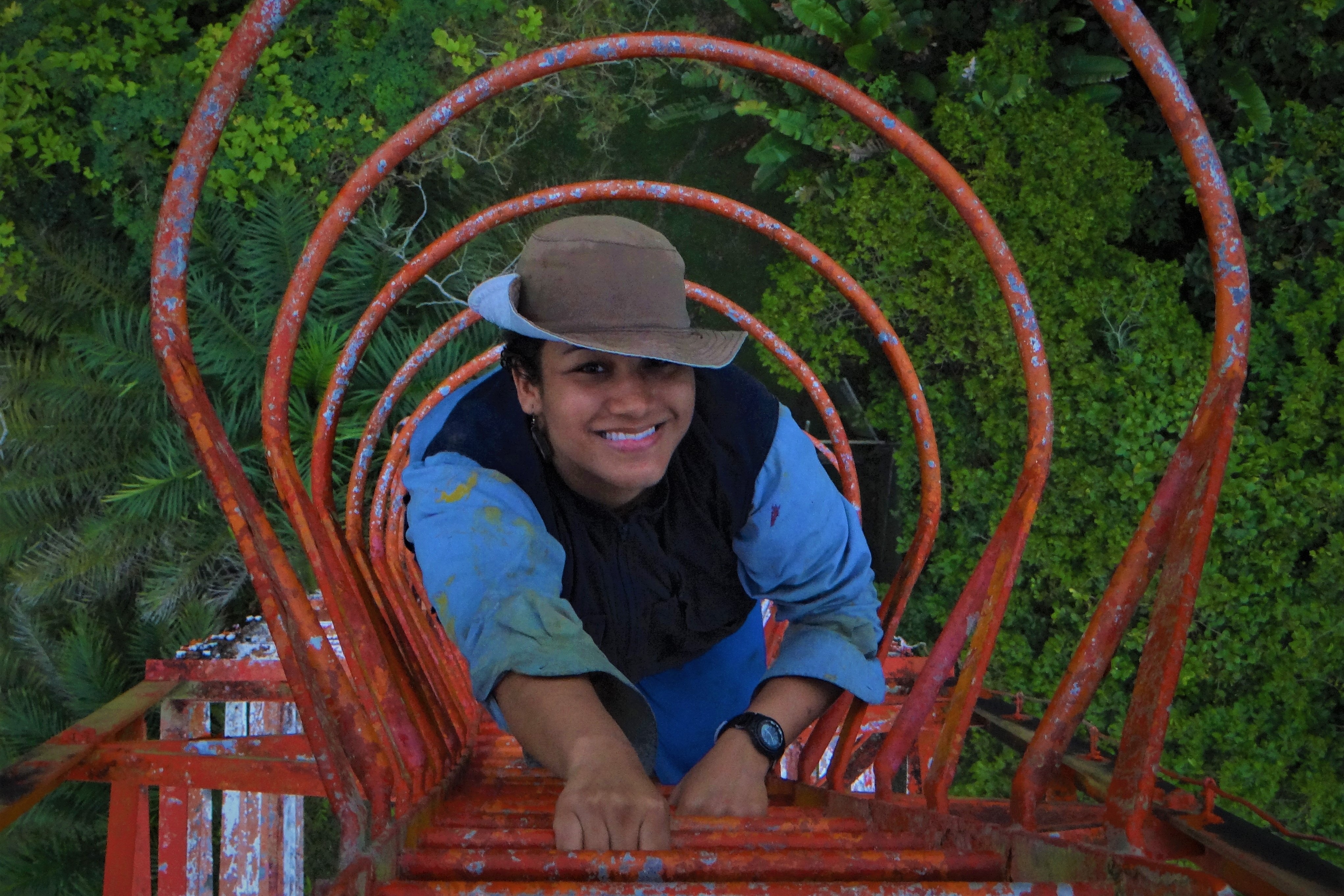 At the tower of Isla Palma, Colombia. Photo by: Martin Llano Almario